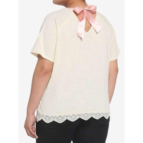 Studio Ghibli My Neighbor Totoro Pink Bow Girls T-Shirt Plus Size 1 - Picture 3 of 7